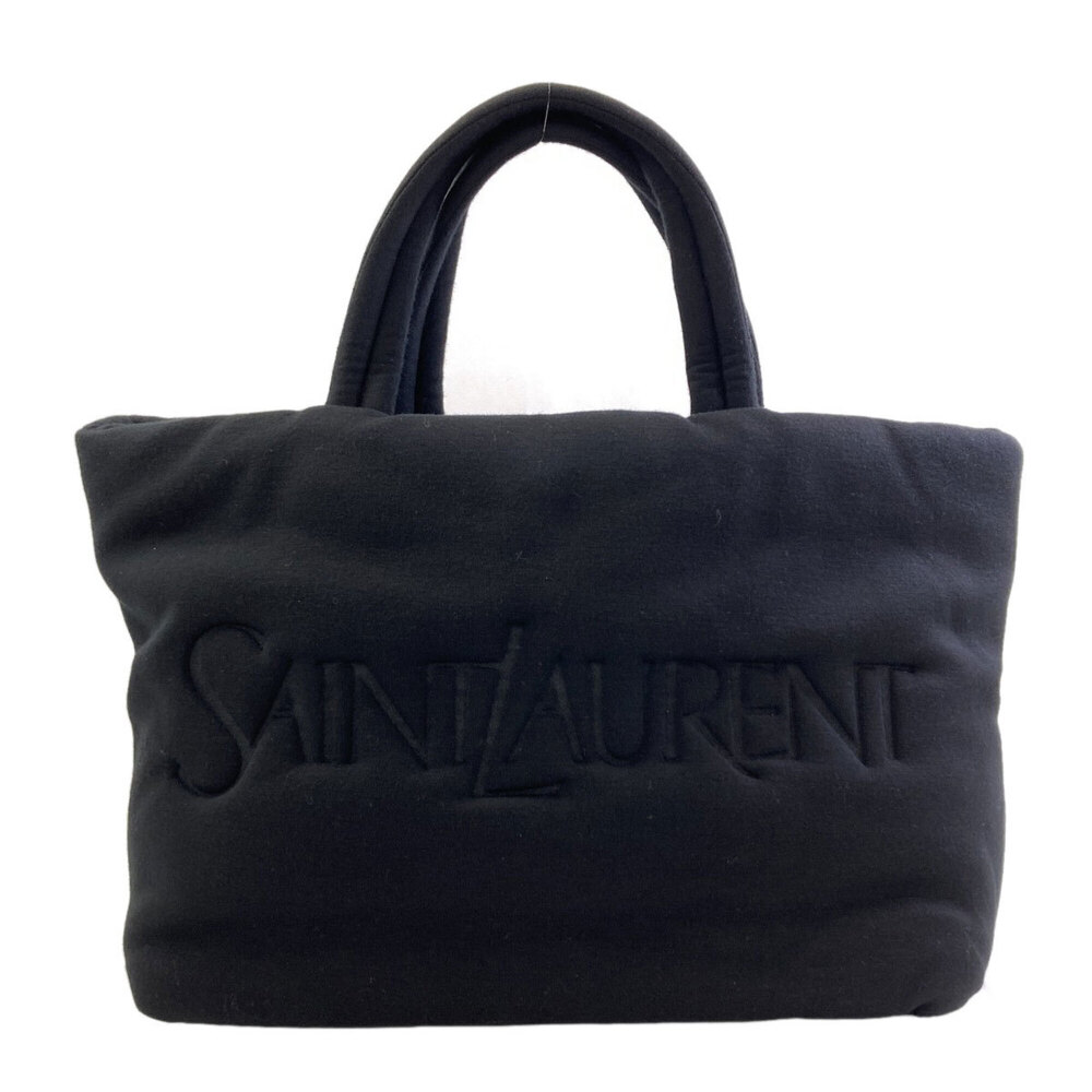 Saint Laurent Logo Tote Bag, Cotton, Women's